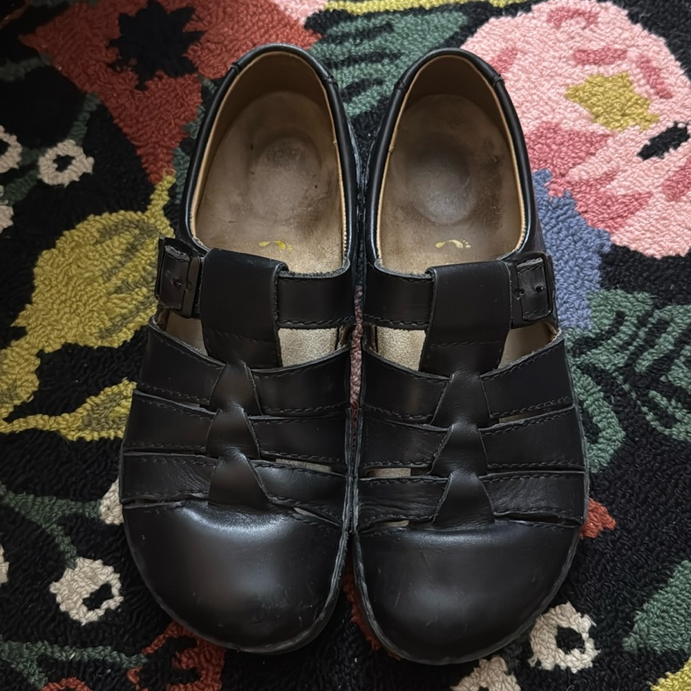 Birkenstock Madeira footprints fisherman style sandals W11/M9